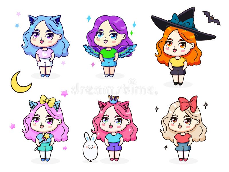 imagens fofas e bonitas  Chibi girl drawings, Chibi anime kawaii, Cute  anime chibi