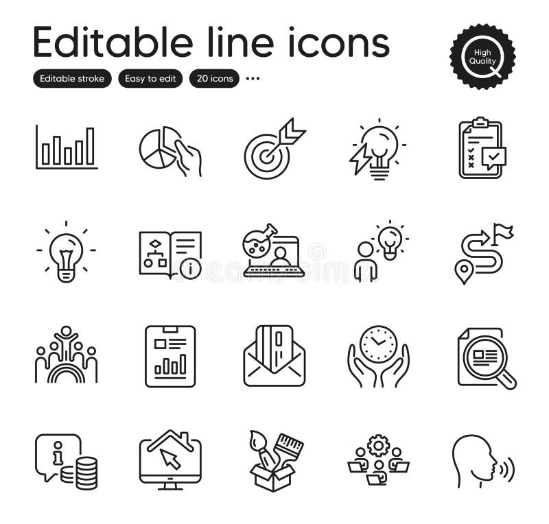 Conjunto de iconos de esquema educativo. contiene iconos como algoritmo técnico de gráfico de columnas y elementos de tarjeta de c ilustración del vector