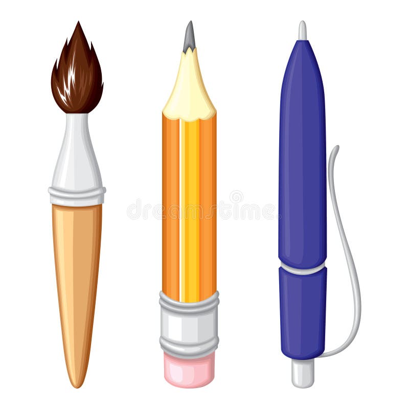 Conjunto de papelaria ilustração royalty free Conjunto de papelaria ilustração royalty free
