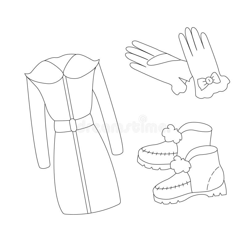 Conjunto De Prendas De Vestir De Invierno : Botas De Abrigo Y Guantes. Stock de ilustración - Ilustración de guantes, icono: 237476361 Conjunto De Prendas De Vestir De Invierno : Botas De Abrigo Y Guantes. Stock de ilustración - Ilustración de guantes, icono: 237476361