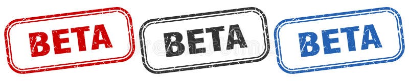 beta square isolated sign set. beta stamp. beta label. beta square isolated sign set. beta stamp. beta label