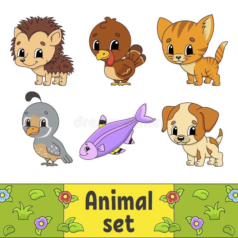 Conjunto De Stickers Con Personajes De Dibujos Animados Bonitos. Clienta Animal. Dibujado a Mano. Envase Colorido. Ilustración Vec Ilustración del Vector - Ilustración de lindo, mano: 209290698 Conjunto De Stickers Con Personajes De Dibujos Animados Bonitos. Clienta Animal. Dibujado a Mano. Envase Colorido. Ilustración Vec Ilustración del Vector - Ilustración de lindo, mano: 209290698