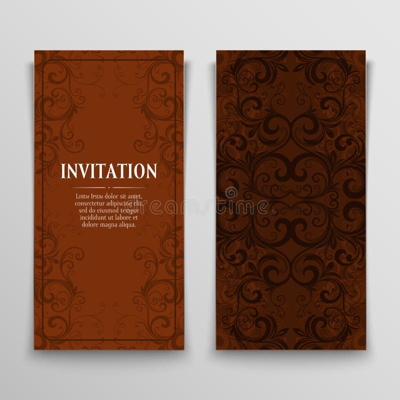 Conjunto de tarjetas de felicitación libre illustration Conjunto de tarjetas de felicitación libre illustration
