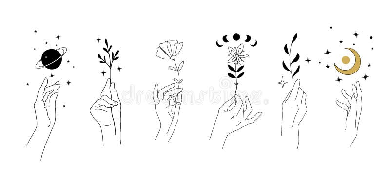 Conjunto De Tatuajes Minimalistas Modernos En El Diseño Boho. Dibujo Mágico De Manos Y Flores Planetas Luna. Moderno Ilustración del Vector - Ilustración de elemento, gesto: 184171867 Conjunto De Tatuajes Minimalistas Modernos En El Diseño Boho. Dibujo Mágico De Manos Y Flores Planetas Luna. Moderno Ilustración del Vector - Ilustración de elemento, gesto: 184171867