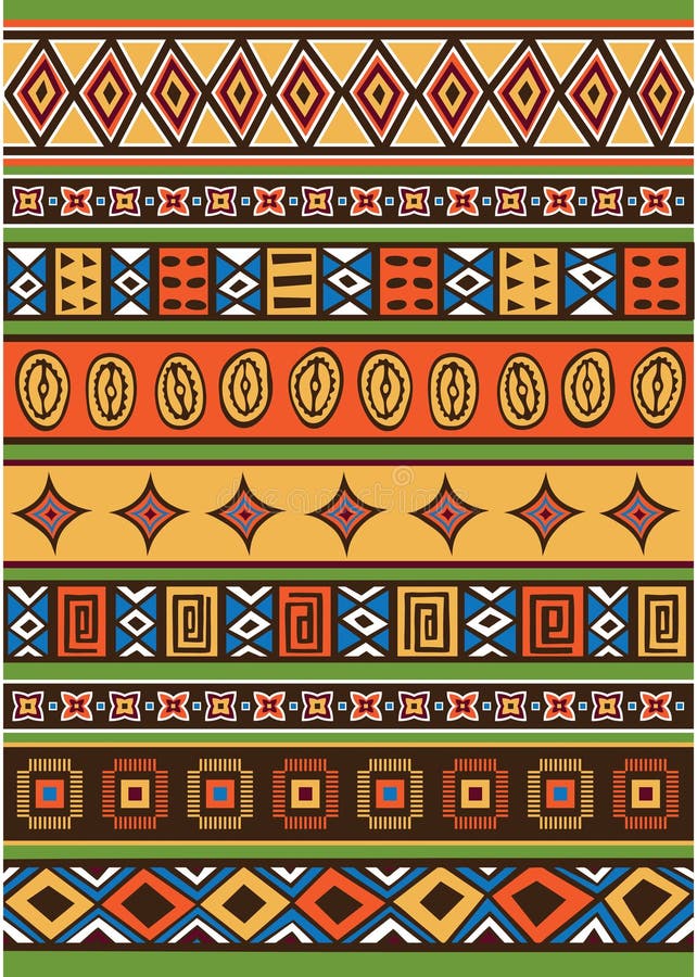 Conjunto del modelo africano libre illustration Conjunto del modelo africano libre illustration