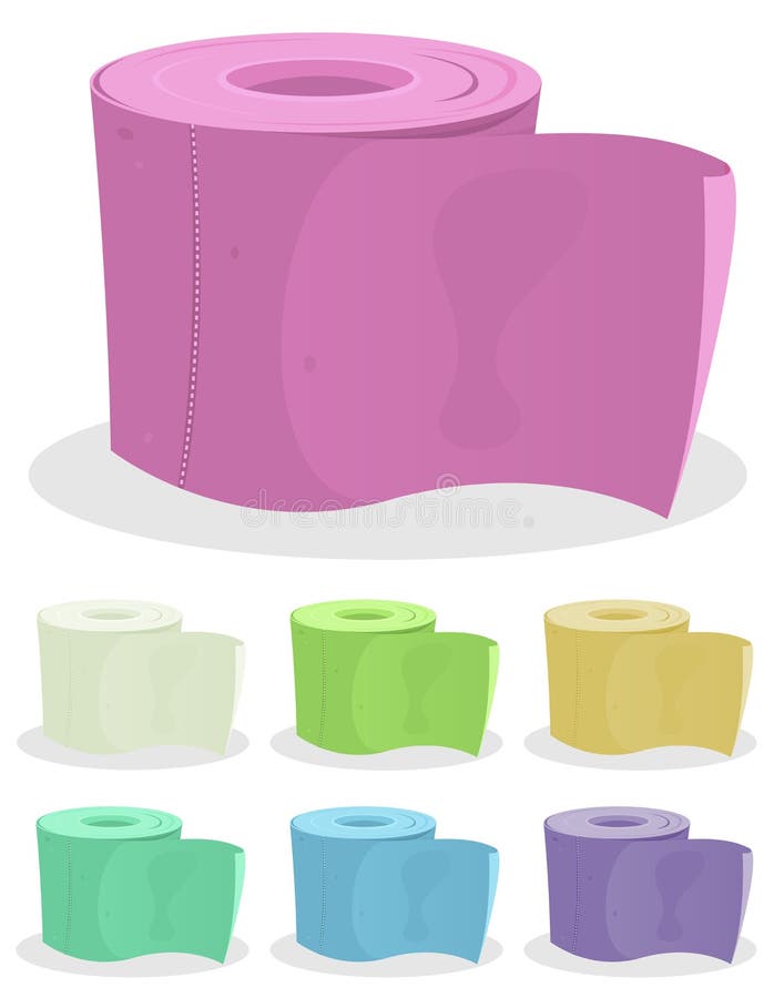 Conjunto del papel higiénico libre illustration Conjunto del papel higiénico libre illustration