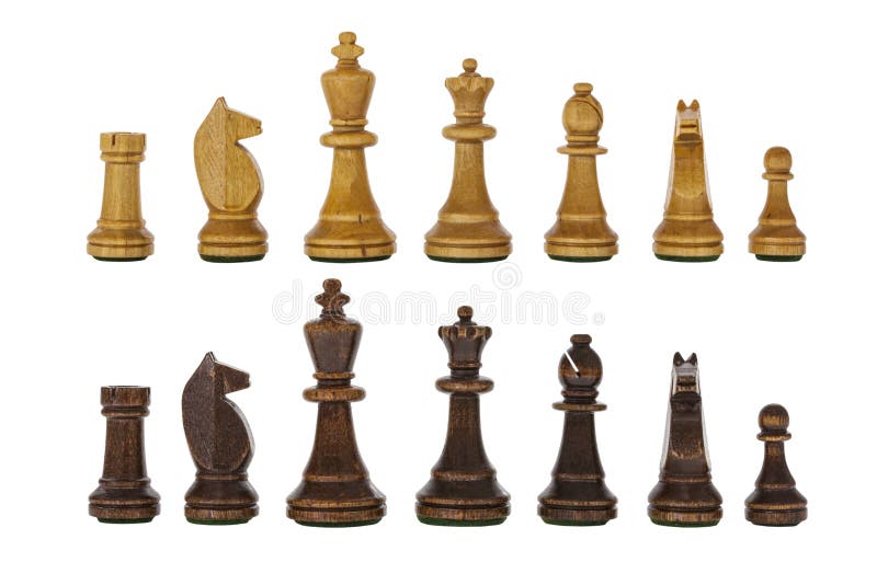Partes de xadrez ajustadas ilustração do vetor. Ilustração de bispos -  29314282