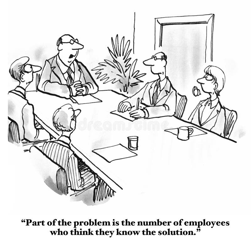 Connaissez-le tous les employés illustration libre de droits Connaissez-le tous les employés illustration libre de droits