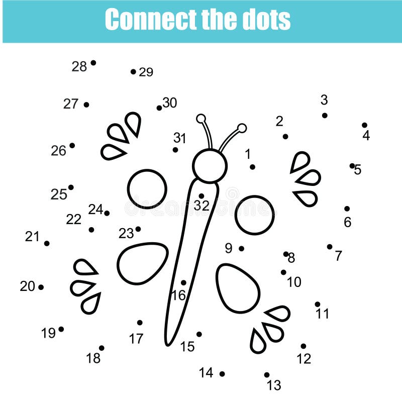connect-the-dots-by-numbers-children-educational-game-printable-worksheet-activity-butterfly