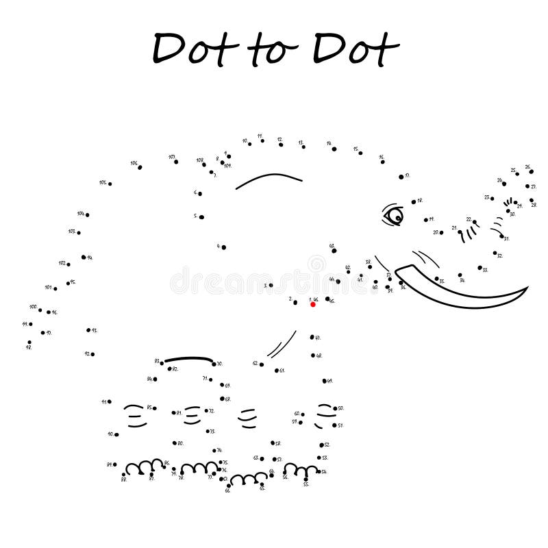 Connect the Dots To Reveal the Elephant in this Dottodot Challenge