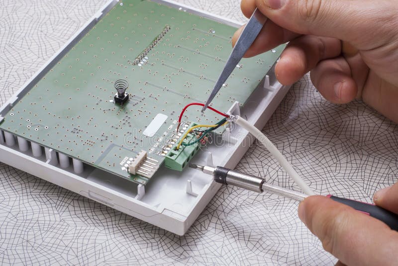 Connect electronics stock image. Image of engineer, electronics 62731665