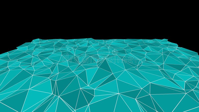 Connected random size triangle shapes vector abstract pattern. New technology backdrop, abstract vector shapes connected