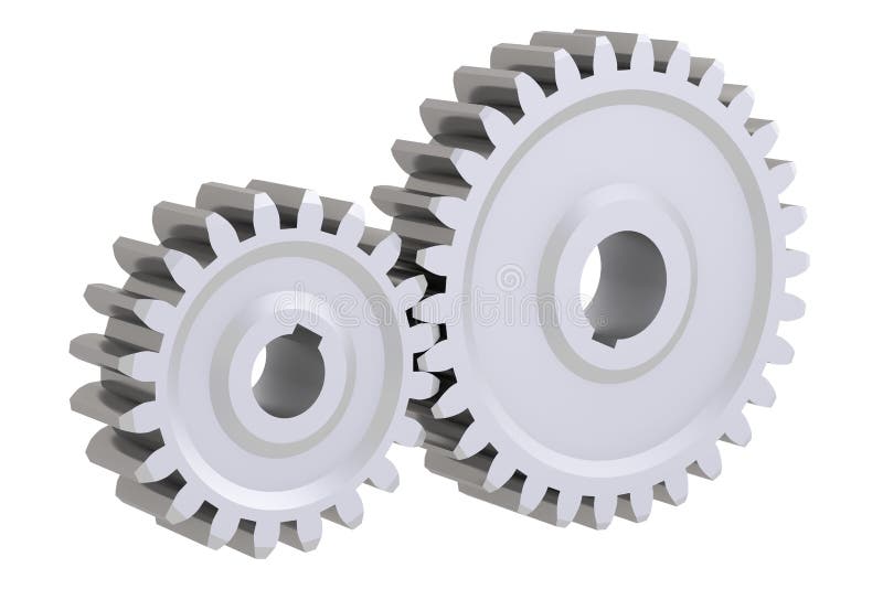 Connecting Gears Stock Illustration. Illustration Of Motion - 17280521