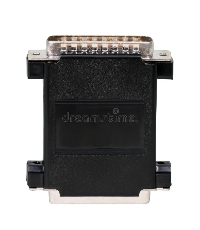 Connectors of Electrical Devices and Computers. Stock Photo Image of