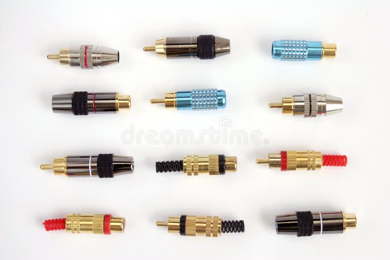 Audio/video connectors. Audio/video connectors