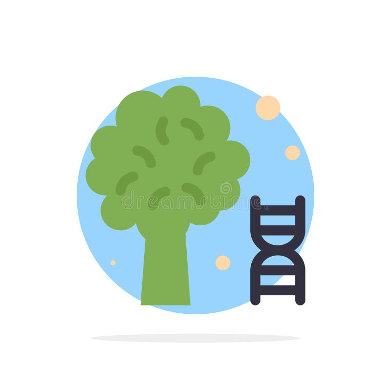 Conocimiento, DNA, ciencia, icono plano del color de fondo del círculo del extracto del árbol stock de ilustración Conocimiento, DNA, ciencia, icono plano del color de fondo del círculo del extracto del árbol stock de ilustración