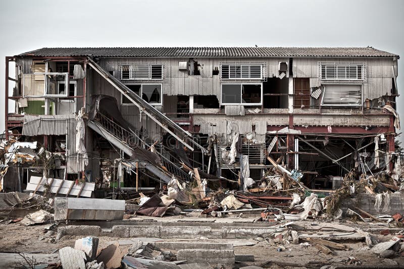 Tsunami Japan 2011 Fukushima Editorial Stock Image Image of nature