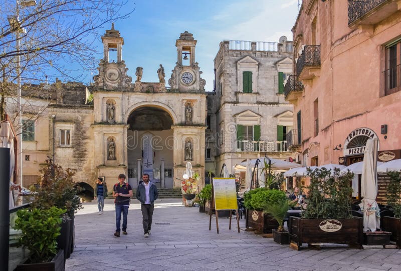 Piazza del Sedile. Matera. Basilicata. Apulia or Puglia. Italy stock image Piazza del Sedile. Matera. Basilicata. Apulia or Puglia. Italy stock image