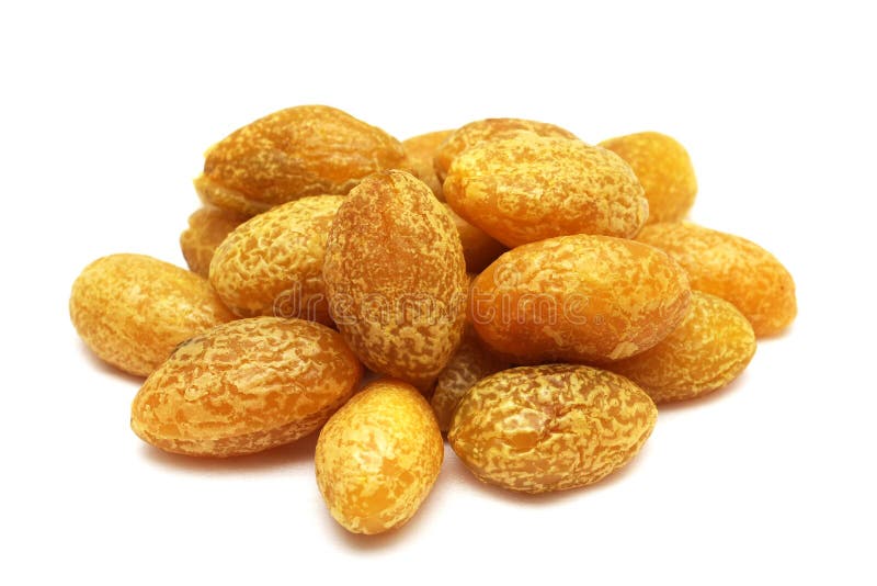 Dried Olive. Chinese Preserved Olive on Background Stock Photo Image