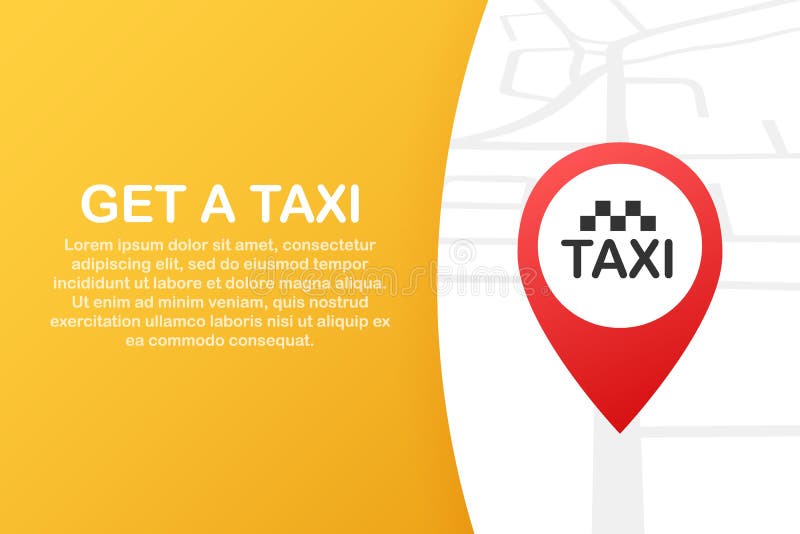 Consiga un taxi Bandera del taxi Ejemplo horizontal de la aplicación móvil del orden del servicio en línea del taxi Ilustración d libre illustration Consiga un taxi Bandera del taxi Ejemplo horizontal de la aplicación móvil del orden del servicio en línea del taxi Ilustración d libre illustration