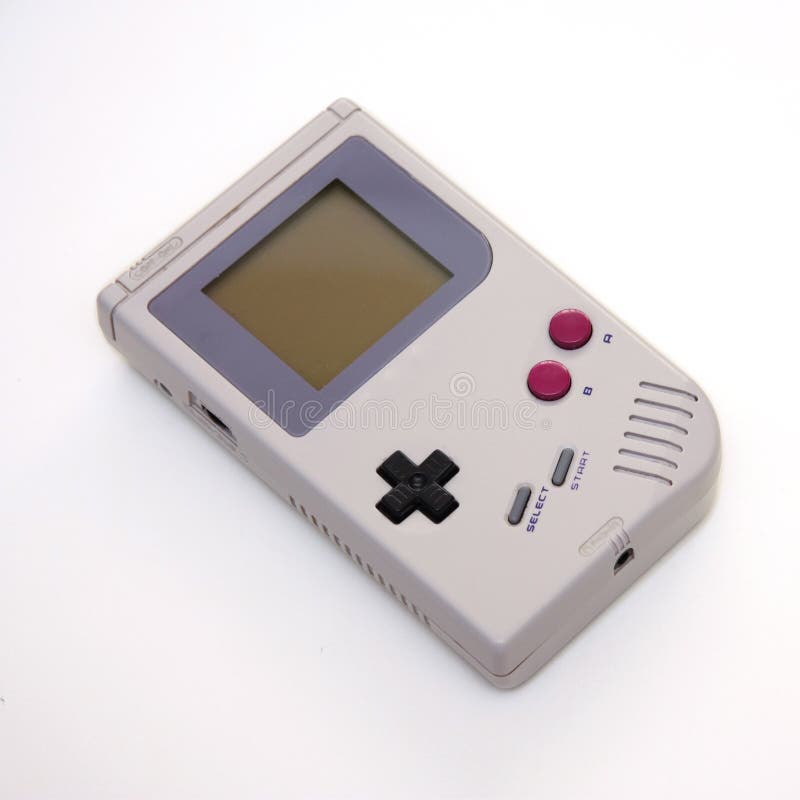 Consola portable del juego video fotos de archivo libres de regalías