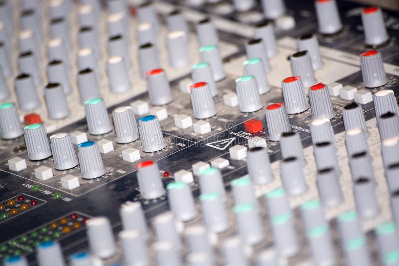 Console de mélange images stock Console de mélange images stock