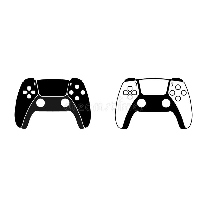 Ícone Do Controlador De Jogos. Vamos Jogar. Ícone Do Gamepad. Design Para  Loja De Dispositivos, Aplicativo Para Dispositivos Móveis Ou Empresa Do  Desenvolvedor. Arte De Linha Com Preenchimento Roxo, Verde E Laranja.