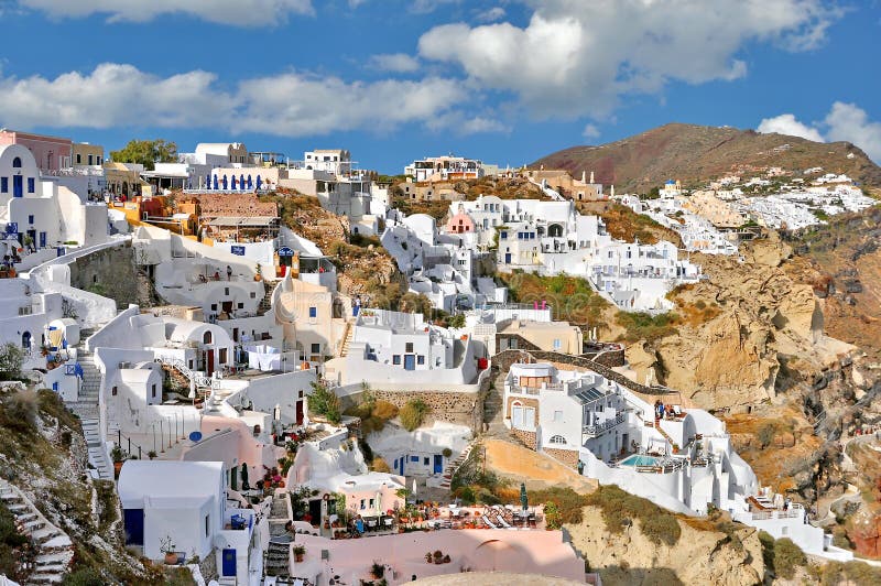 Console Greece de Santorini imagens de stock Console Greece de Santorini imagens de stock