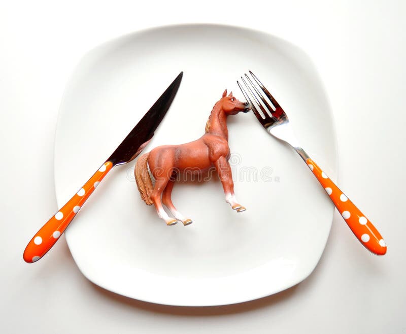 Consommation du concept de viande de cheval