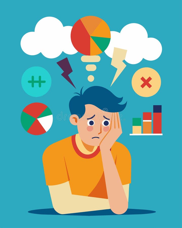 A Constant Stream of Worried Thoughts Racing through the Mind of