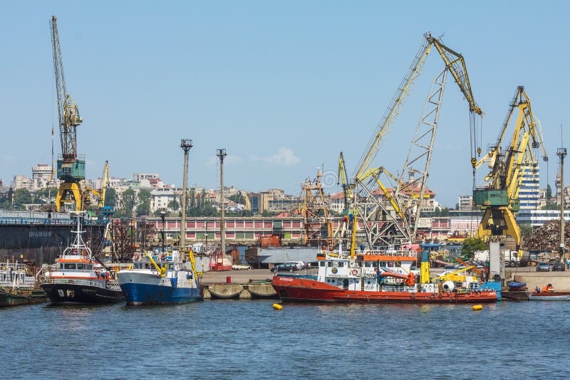 Constanta port shipyard