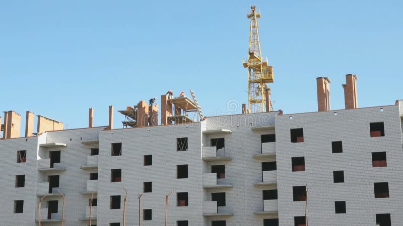 Construcción de un complejo residencial del apartamento