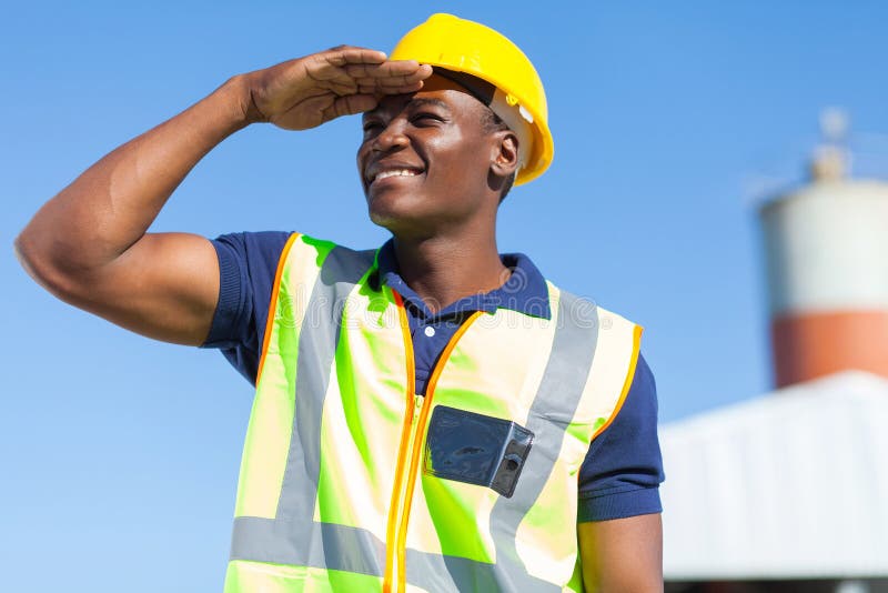 Constructeur africain images stock Constructeur africain images stock