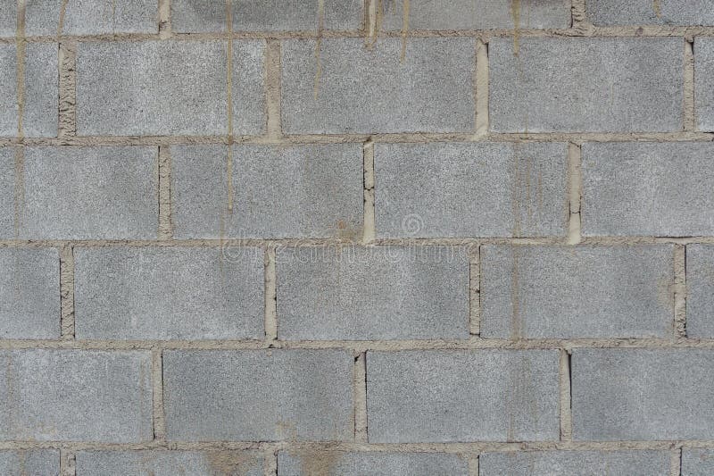 Constructing Concrete Brick Wall Stock Photo Image of structure