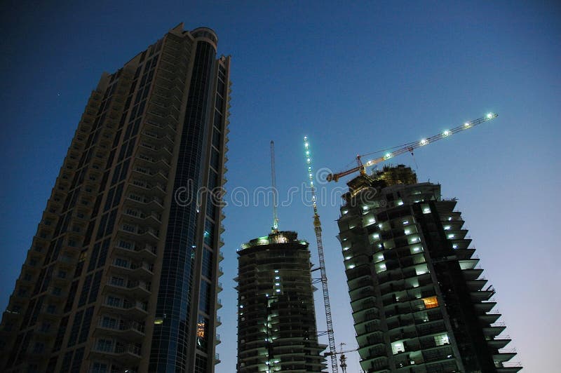 Construction at dubai- united arab emirates