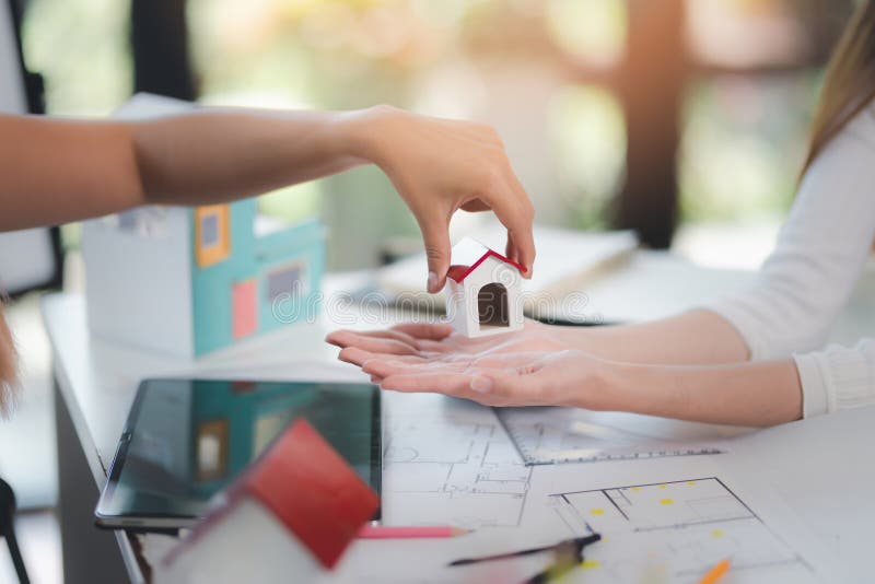 Construction and Architect Home Building Company Concept, Engineers