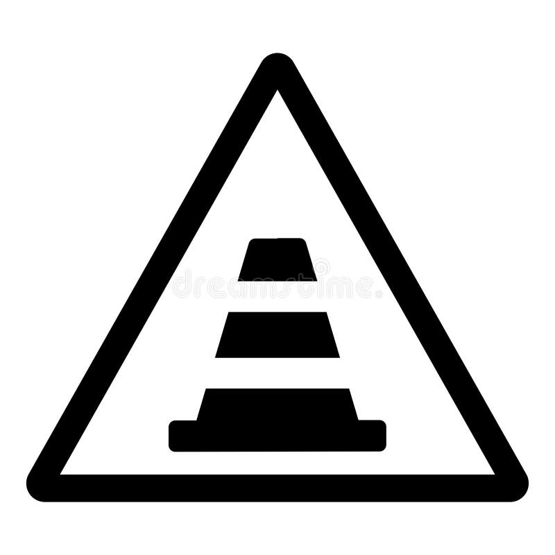 Construction Area Symbol Sign, Vector Illustration, Isolate on White