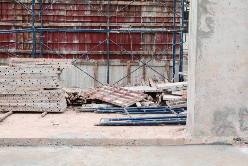Construction Bunting in Building Site Workplace Stock Photo Image of