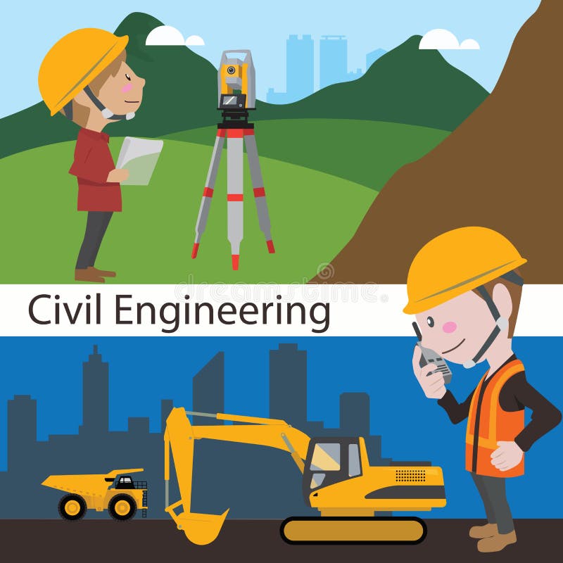 Construction civil engineering land survey engineer