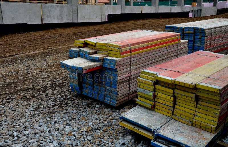 Construction of Concrete Structure of Industrial Hall of Warehouse