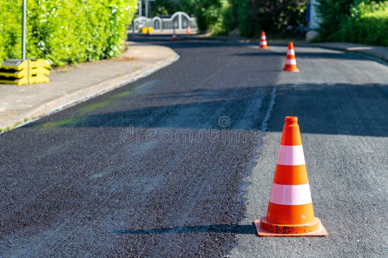 Construction Cones stock image. Image of road, cone, epair 25515923