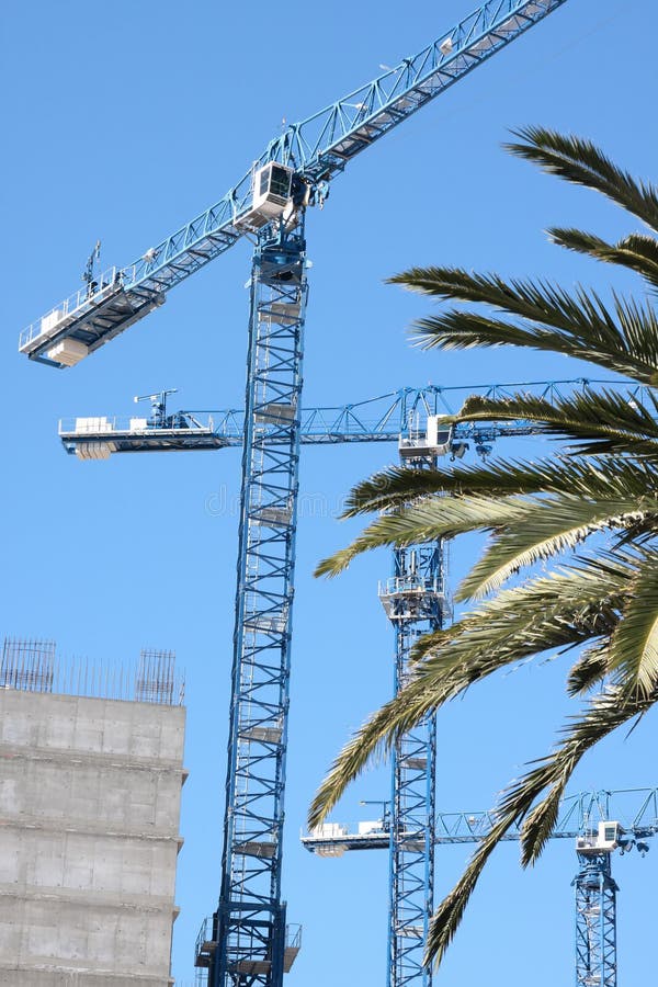 Construction cranes