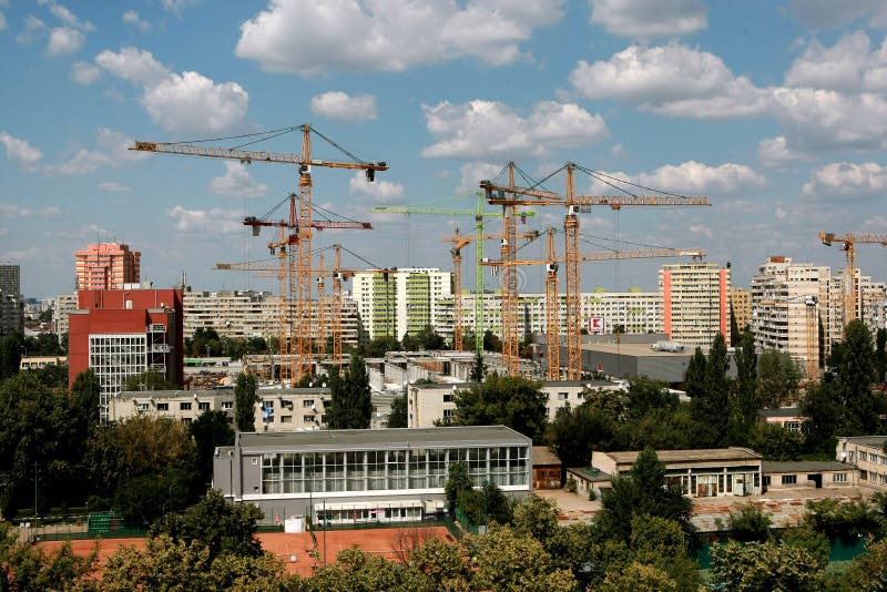 Construction cranes