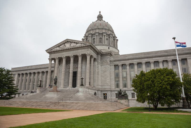 Construction de Chambre et de capitol d'état du Missouri images libres de droits Construction de Chambre et de capitol d'état du Missouri images libres de droits