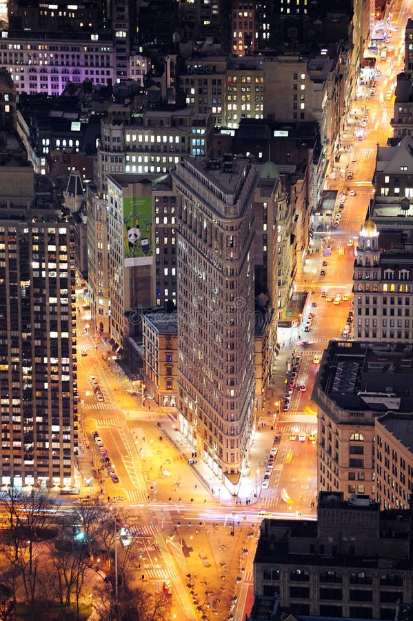 Construction de Flatiron à Manhattan New York City images stock Construction de Flatiron à Manhattan New York City images stock
