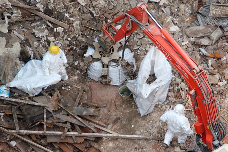 Construction Demolition Debris Removal Editorial Image Image of