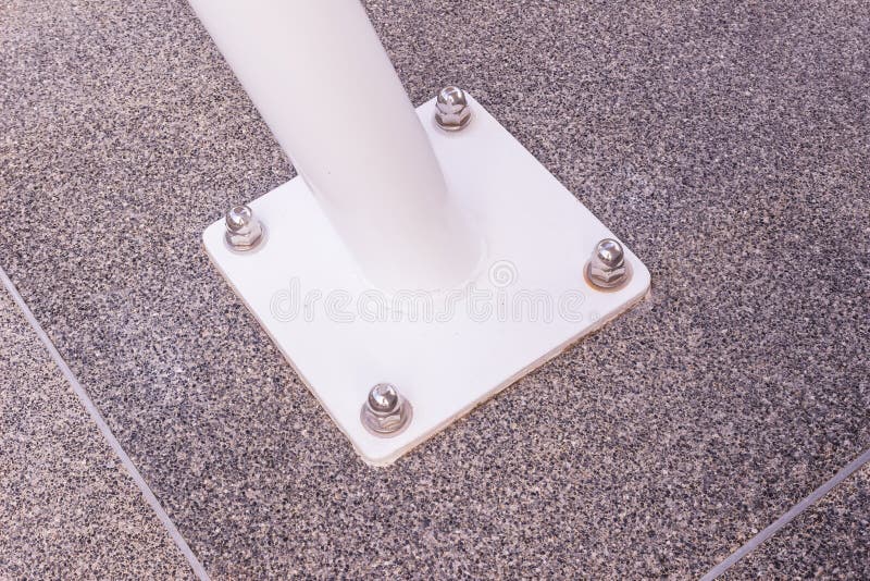 Construction details : Structural details of base plate of sun s royalty free stock photography Construction details : Structural details of base plate of sun s royalty free stock photography