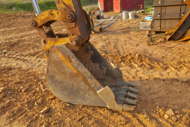 Construction Digger stock photo. Image of site, earth 31441390