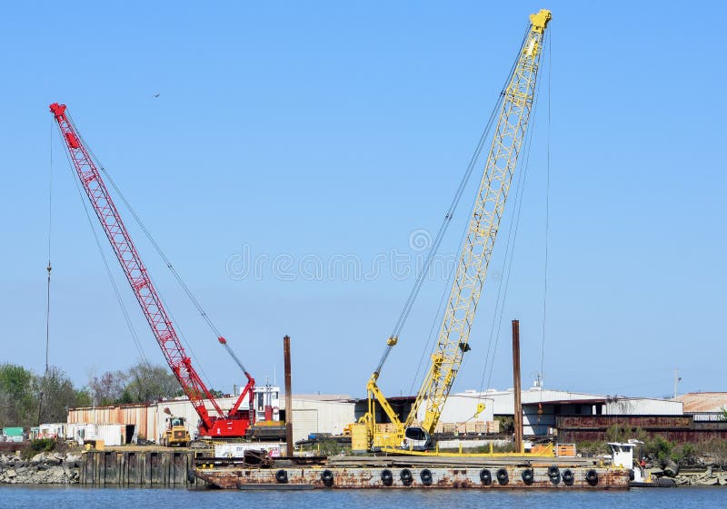 Big Barges Bound for Savannah - Savannah, GA