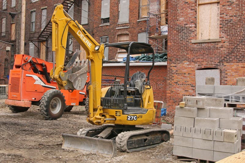 Construction Equipment At Job Site Editorial Photo Image 46569796
